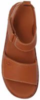 Purchase UGG 皮革魔術貼露趾沙灘涼鞋 女款 棕色
