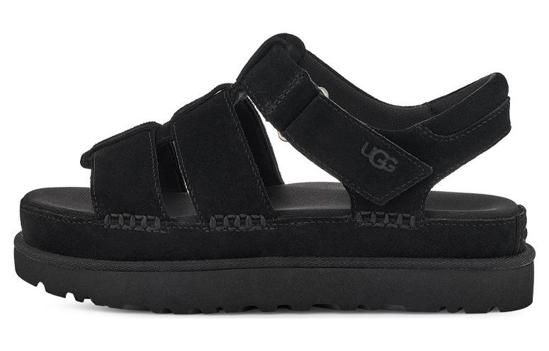 (Women) UGG Goldenstar Strap Platform Sandal 'Black' 1137890-BLK