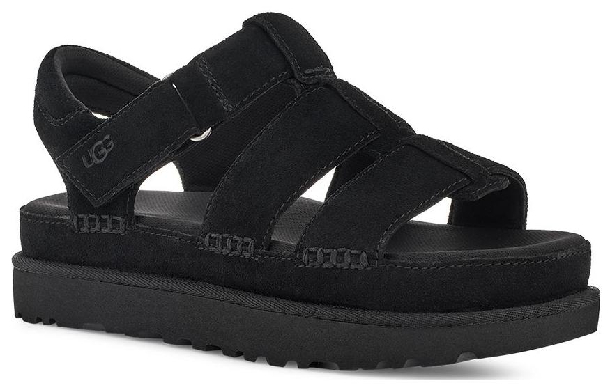 Order (W) UGG Goldenstar Strap Platform Sandal 'Hitam' 1137890-BLK