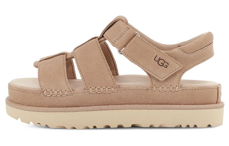 (Women) UGG Goldenstar Strap Platform Sandal 'Driftwood' 1137890-DRI