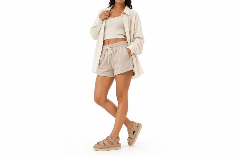 (W) Sandal Platform UGG Goldenstar Strap 'Driftwood' 1137890-DRI Order (W) Sandal Platform UGG Goldenstar Strap 'Driftwood' 1137890-DRI
