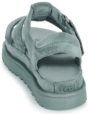 (W) UGG Goldenstar Strap Platform Sandal ''Rainstorm'' Wanita 1137890-RNS Details for (W) UGG Goldenstar Strap Platform Sandal ''Rainstorm'' Wanita 1137890-RNS