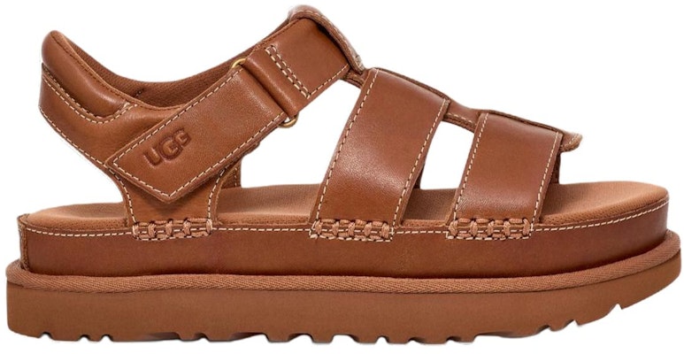 (Women) UGG Goldenstar Strap Platform Sandal 'Tan' 1154650TAN Order (Women) UGG Goldenstar Strap Platform Sandal 'Tan' 1154650TAN