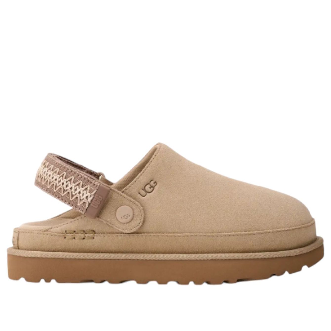 Purchase (Women) UGG Goldenstar UGGbraid Clog 'Mustard Seed' 1177710-MDSD