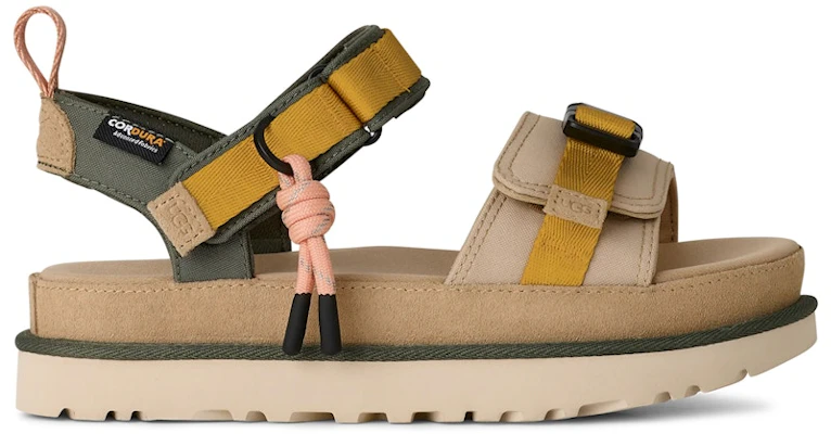 (W) UGG Goldenstar Wildwood Sandal Sand Castle Sandal Wanita Coklat Mewah 1180070-SNDC Buy (W) UGG Goldenstar Wildwood Sandal Sand Castle Sandal Wanita Coklat Mewah 1180070-SNDC