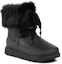 Lookbook (Women) UGG Gracie Waterproof Black Leather Lace Up Boots 'Black' 1105769-BLK