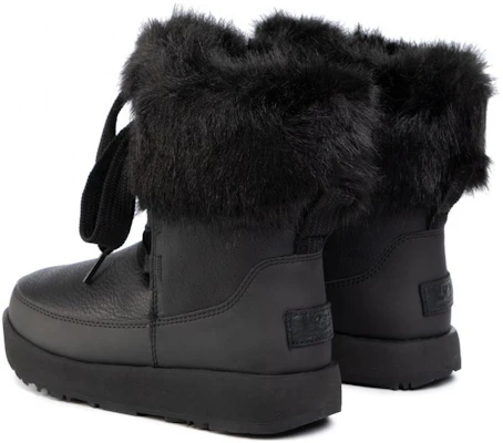 (Women) UGG Gracie Waterproof Black Leather Lace Up Boots 'Black' 1105769-BLK Shop (Women) UGG Gracie Waterproof Black Leather Lace Up Boots 'Black' 1105769-BLK
