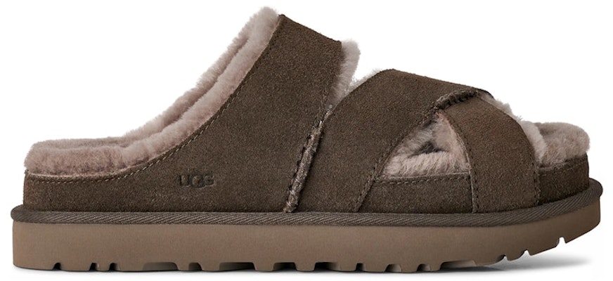 (W) UGG Greenport Cross Strap Slide Grigio Fumo 1178470-DNSS Buy (W) UGG Greenport Cross Strap Slide Grigio Fumo 1178470-DNSS
