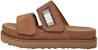 (W) UGG Greer 'Chestnut Fluffy Comfort Tebal Tapak Sandal Fesyen' 1129210-CTSD