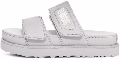 (Women) UGG Greer Platform Slide 'Metallic Grey' 1125039-MGLH (Women) UGG Greer Platform Slide 'Metallic Grey' 1125039-MGLH