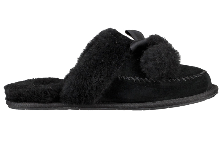 Order (Women) UGG Hafnir Slippers 'Black' 1017544-BLK