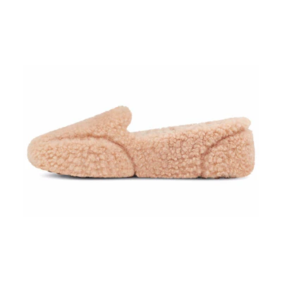 (W) UGG Hailey Fluff Loafer Slip-On 'Pink Peach'