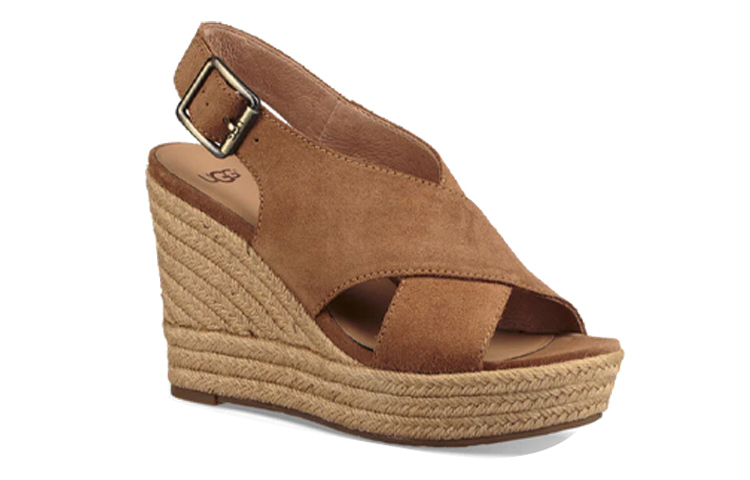 Lookbook (W) UGG Harlow Wedge 'Chestnut Kasual' 1019902-CHE