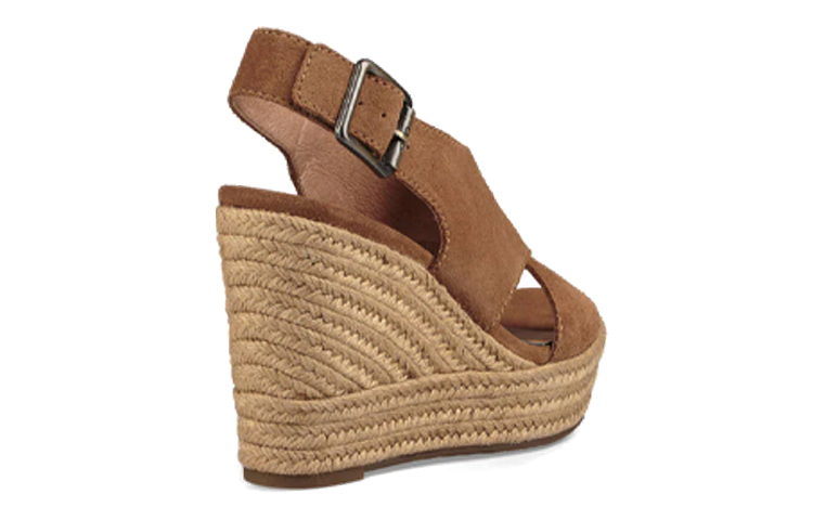 Purchase (W) UGG Harlow Wedge 'Chestnut Kasual' 1019902-CHE