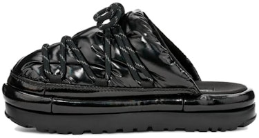 (Women) UGG Hi Shine Spaceslider Slide Black 1149033-BLK (Women) UGG Hi Shine Spaceslider Slide Black 1149033-BLK