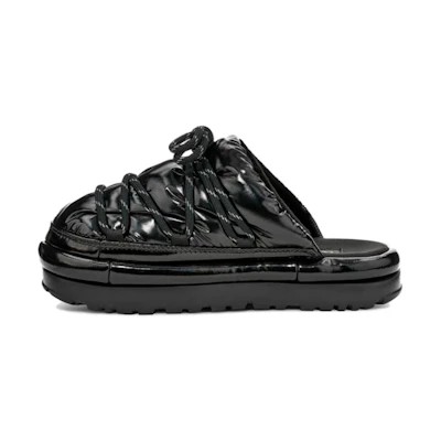 (W) UGG Hi Shine Spaceslider Slide Black