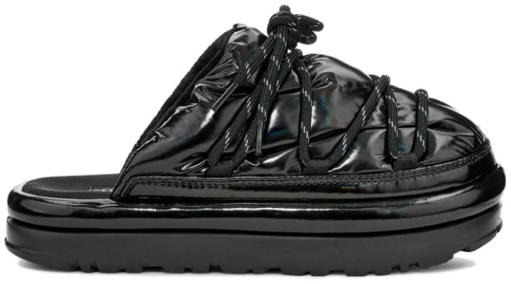 (女性)UGG 高光滑面Spaceslider拖鞋黑色 1149033-BLK Order (女性)UGG 高光滑面Spaceslider拖鞋黑色 1149033-BLK