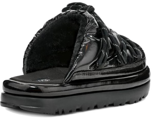 (女性)UGG 高光滑面Spaceslider拖鞋黑色 1149033-BLK Shop (女性)UGG 高光滑面Spaceslider拖鞋黑色 1149033-BLK