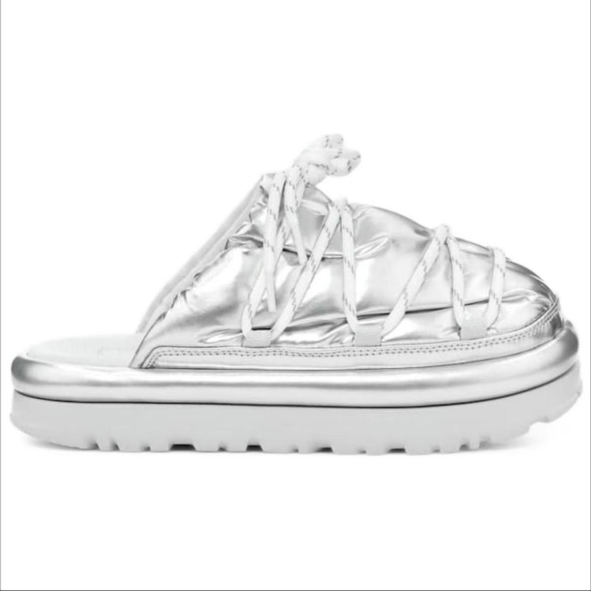 Order (W) UGG Hi Shine Spaceslider 银色拖鞋 1149033-SLVR