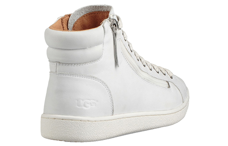 (W) UGG Olive Leather Trainer 'White' 圖 3