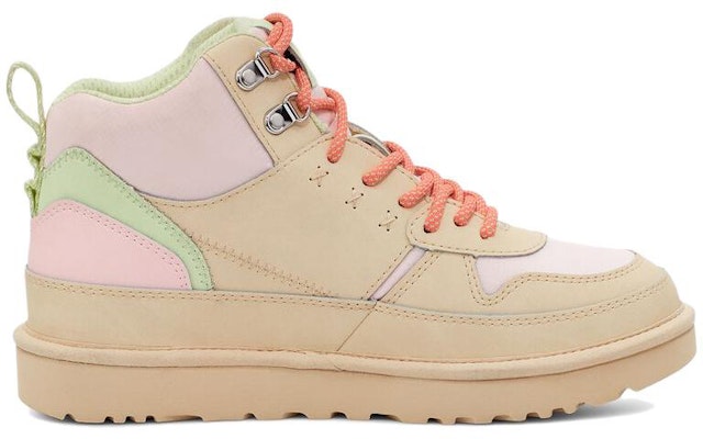 UGG Highland- 皮革 包覆性防滑 高筒 休閒運動鞋 女款 粉米色 Order UGG Highland- 皮革 包覆性防滑 高筒 休閒運動鞋 女款 粉米色