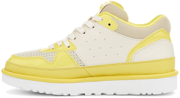 women-ugg-highland-casual-skateboarding-shoes-yellow-white-1115810-wssm