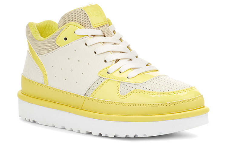 (W) UGG Highland Casual Skateboarding Shoes Yellow White 圖 3