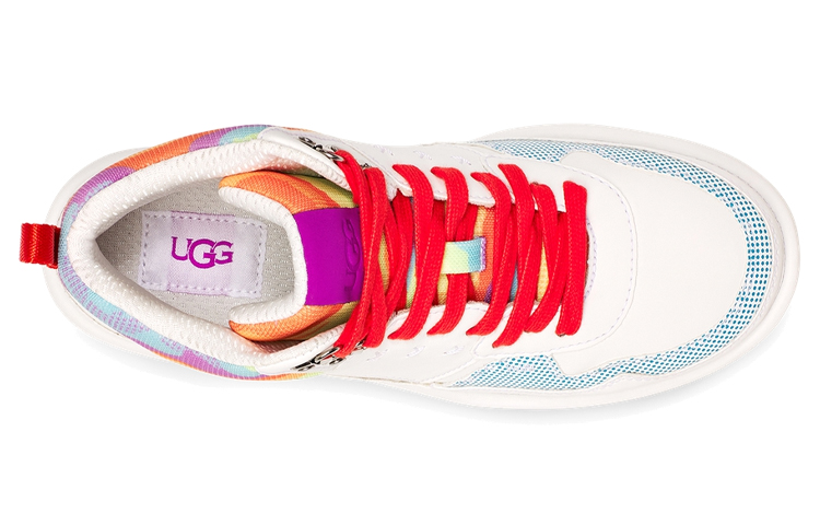 Shop (W) UGG Highland Hi ''Cali Collage Regenbogen-Streifen'' 1120000-PCRL