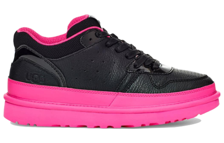(W) UGG Highland Sneaker 'Black Pink' 圖 2