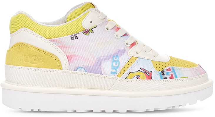(Women) UGG Highland Sport Pop Angeles 'White Yellow' 1111052-MULT Order (Women) UGG Highland Sport Pop Angeles 'White Yellow' 1111052-MULT
