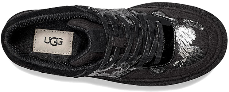 UGG Highland- 織物 系帶拼接低筒 時尚板鞋 女款 黑 Purchase UGG Highland- 織物 系帶拼接低筒 時尚板鞋 女款 黑