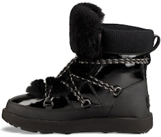 (Women) UGG Highland Waterproof Fleece Lined Black 1096467-BLK (Women) UGG Highland Waterproof Fleece Lined Black 1096467-BLK