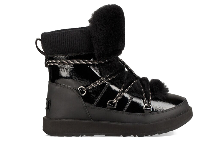 Order (W) UGG Highland Wasserdicht Fleece Gefüttert Schwarz 1096467-BLK