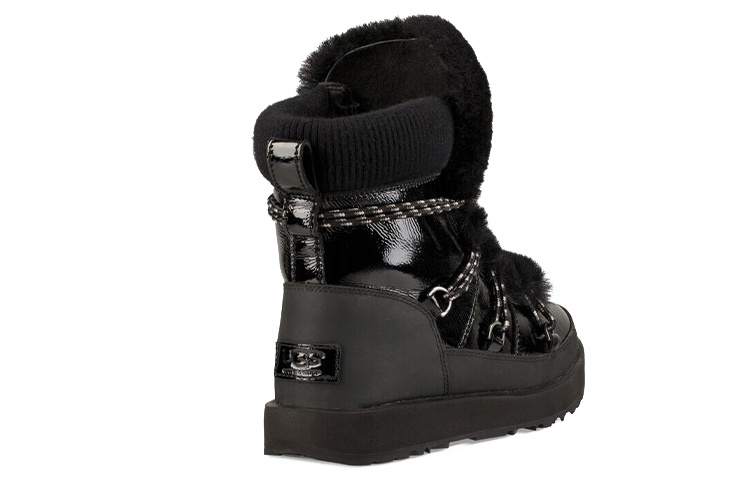 Shop (W) UGG Highland Wasserdicht Fleece Gefüttert Schwarz 1096467-BLK