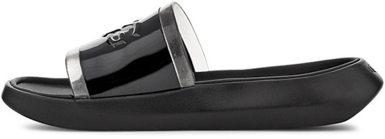 (Women) UGG Hilama Slide Black Slippers 1109592-BLK (Women) UGG Hilama Slide Black Slippers 1109592-BLK