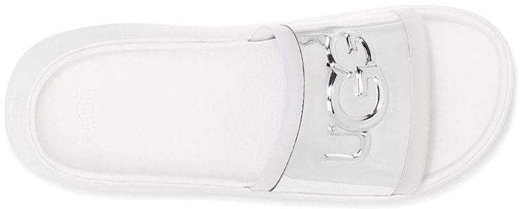 (W) Kasut UGG Hilama Slide Putih Perak 1109592-WHT Shop (W) Kasut UGG Hilama Slide Putih Perak 1109592-WHT