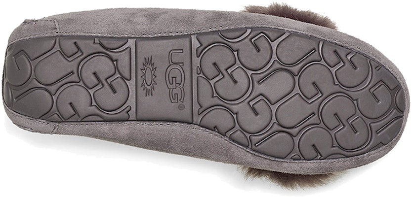 (W) UGG Holiday Ansley Puff Bow 'Abu-abu' 1103858-CHRC Purchase (W) UGG Holiday Ansley Puff Bow 'Abu-abu' 1103858-CHRC