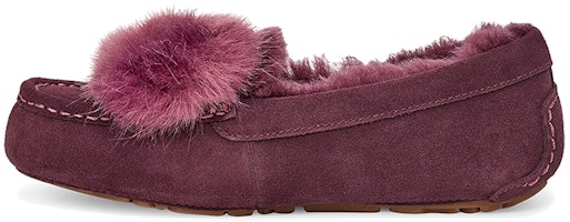 (Women) UGG Holiday Ansley Puff Bow 'Purple Red' 1103858-LGE (Women) UGG Holiday Ansley Puff Bow 'Purple Red' 1103858-LGE