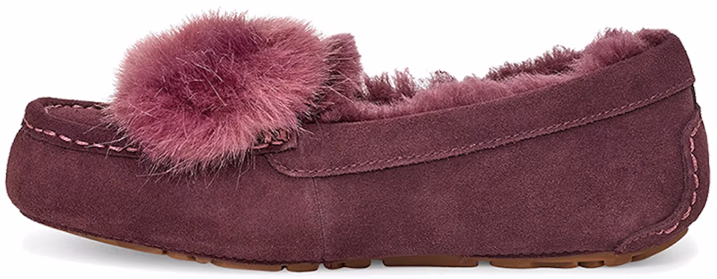 (Women) UGG Holiday Ansley Puff Bow 'Purple Red' 1103858-LGE Buy (Women) UGG Holiday Ansley Puff Bow 'Purple Red' 1103858-LGE