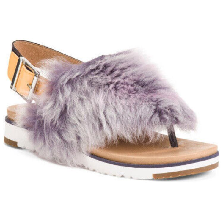 Order (W) UGG 홀리 라지 다크퍼플 샌들 (고급스러운 분위기) 1102770-MTPP