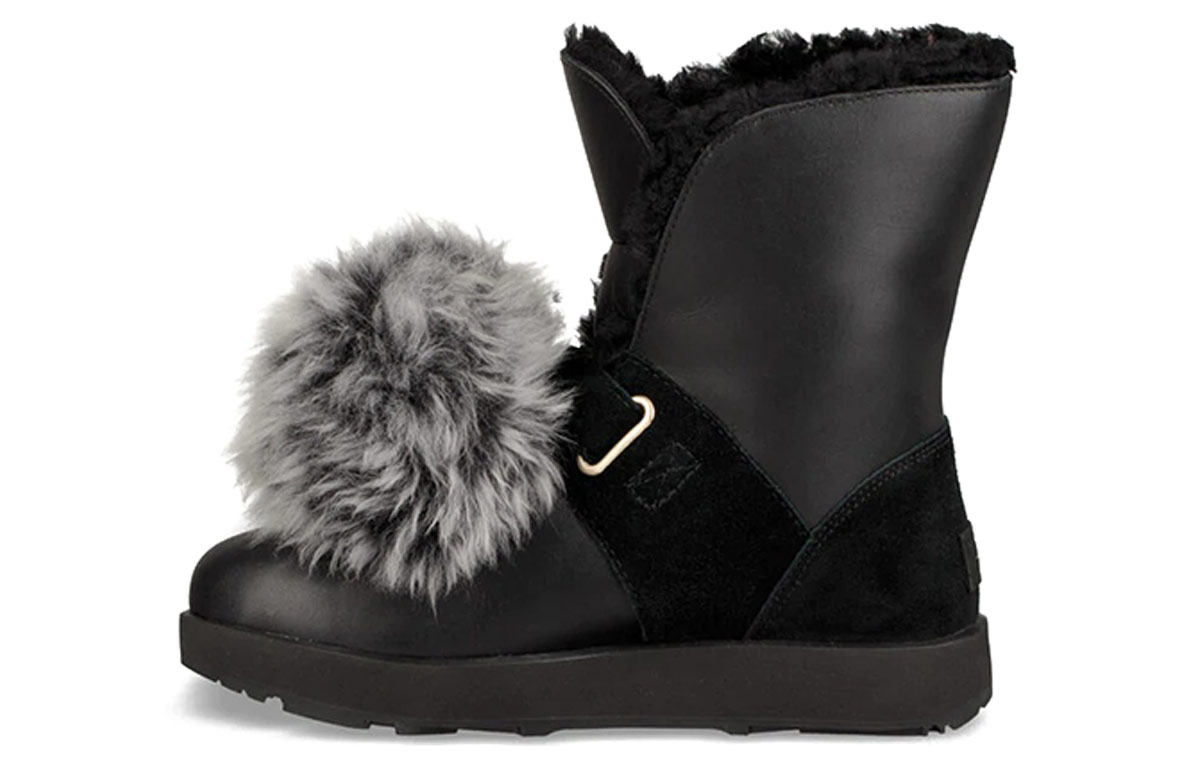 (Women) UGG Isley Waterproof Snow Boots Black 1018605-BLK