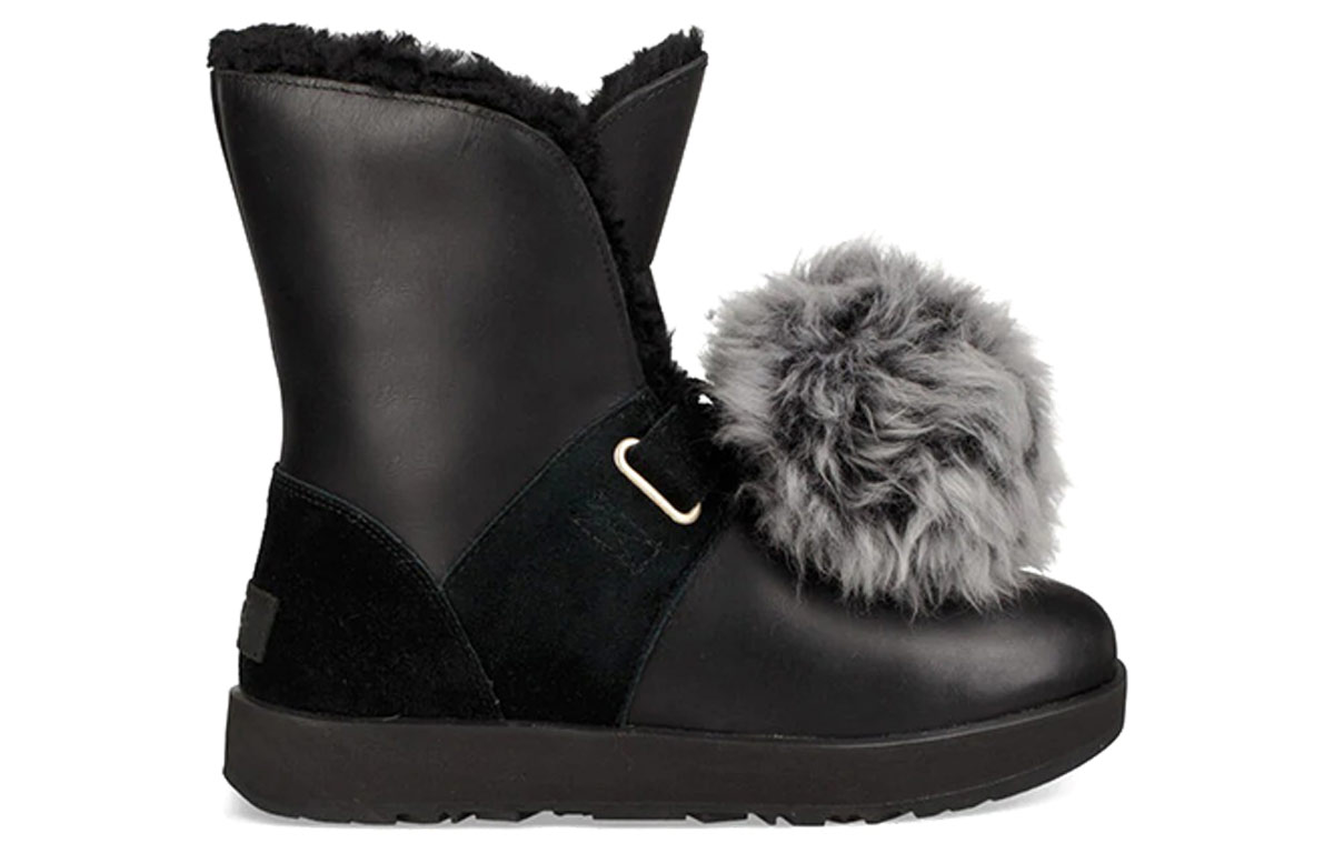 Order (W) UGG Isley Waterdichte Sneeuwlaarzen Zwart 1018605-BLK