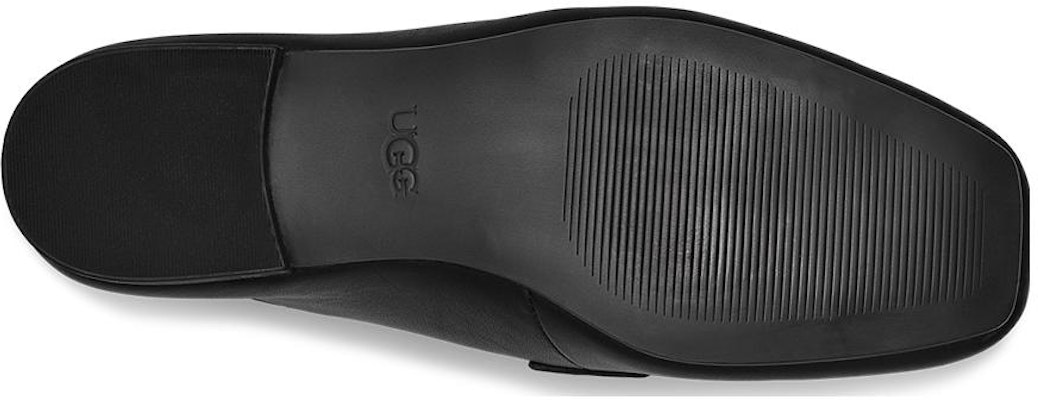 UGG Janaya 皮革後踩樂福鞋 女款 黑色 Details for UGG Janaya 皮革後踩樂福鞋 女款 黑色