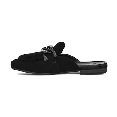 (W) UGG Janaya Black 'Sheepskin Casual CMFT Fashion Slide'