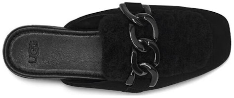Shop (Women) UGG Janaya Black 'Sheepskin Casual Comfort Fashion Slide' 1136891-BLKS