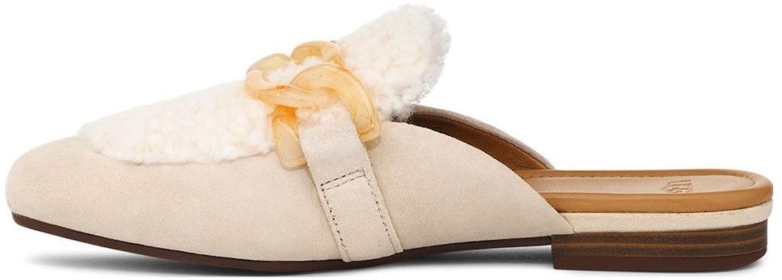 (W) UGG Janaya Chain Mule 'Sheepskin Pure Tone' Sepatu Kulit Domba. 1136891 Details for (W) UGG Janaya Chain Mule 'Sheepskin Pure Tone' Sepatu Kulit Domba. 1136891