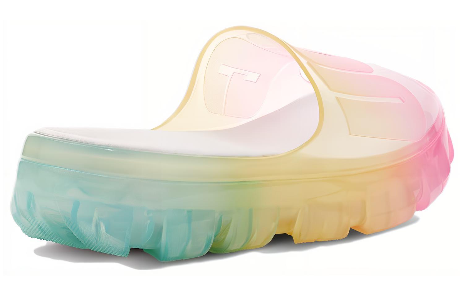 (W) UGG Jella Clear Watercolors Slide Rainbow Blend 圖 3