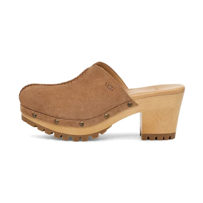 (W) UGG Judi Suede 'Chestnut Casual High Heel'