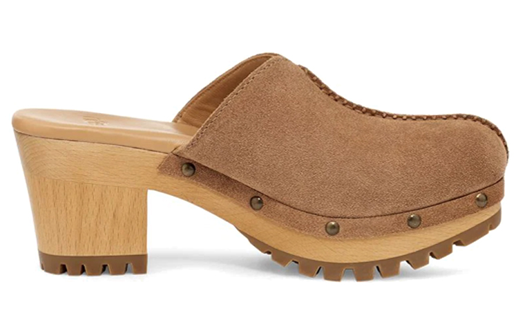 (W) UGG Judi Suede 'Chestnut Casual High Heel' 圖 2