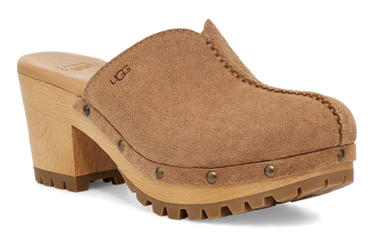 (W) UGG Judi Suede 'Chestnut Casual High Heel' 圖 3